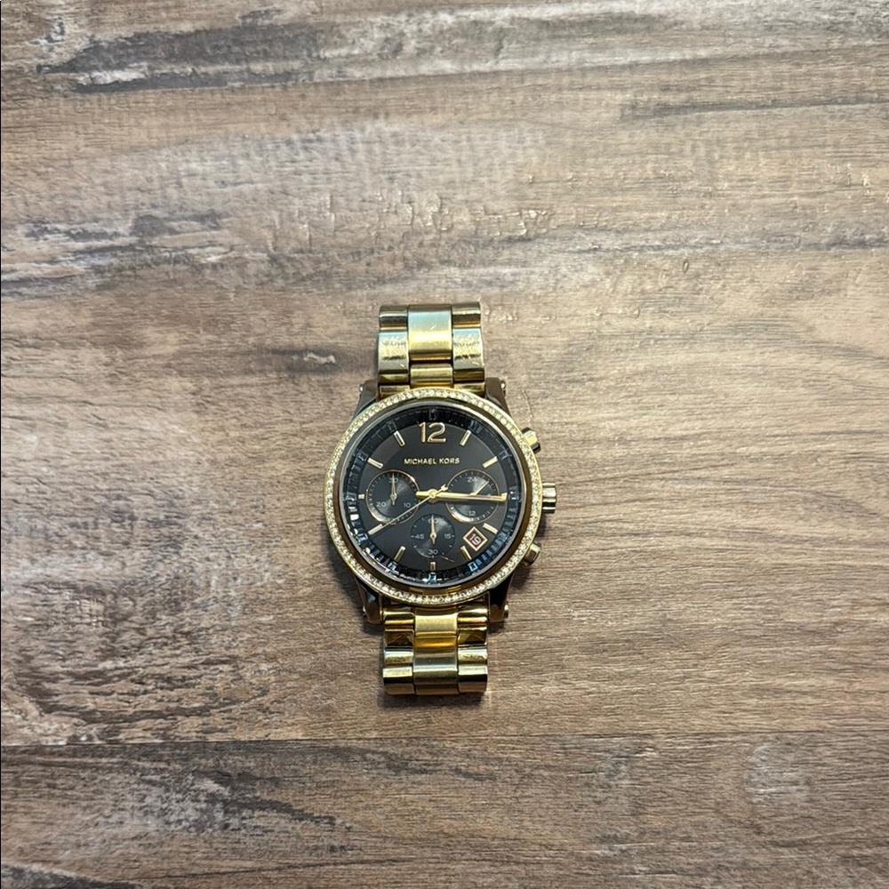 Michael Kors Gold and Black Watch